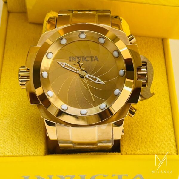 Relógio Invicta Coalition Forces Vortex - Dourado e Azul - Image 6